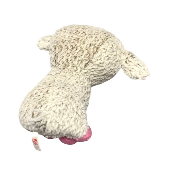 Ty Beanie Boos Gray Lamb Dixie Sheep Medium 9 in Tall Plush Stuffed Animal Doll - Picture 4 of 5